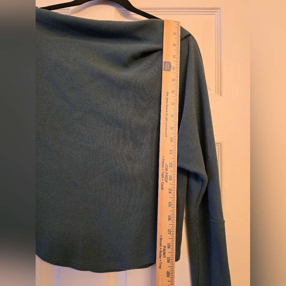 Free People We The Free Fuji Thermal, Teal - Size M Medium - Picture 8 of 11